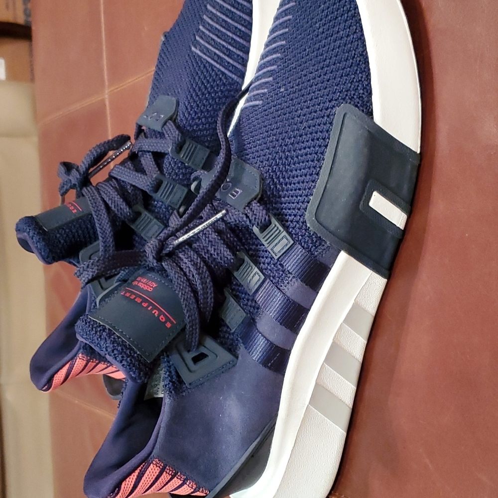 Adidas Equipment ADV 91-18 Mens 12.5 Blue Boost Sneakers Knit Athletic Shoes